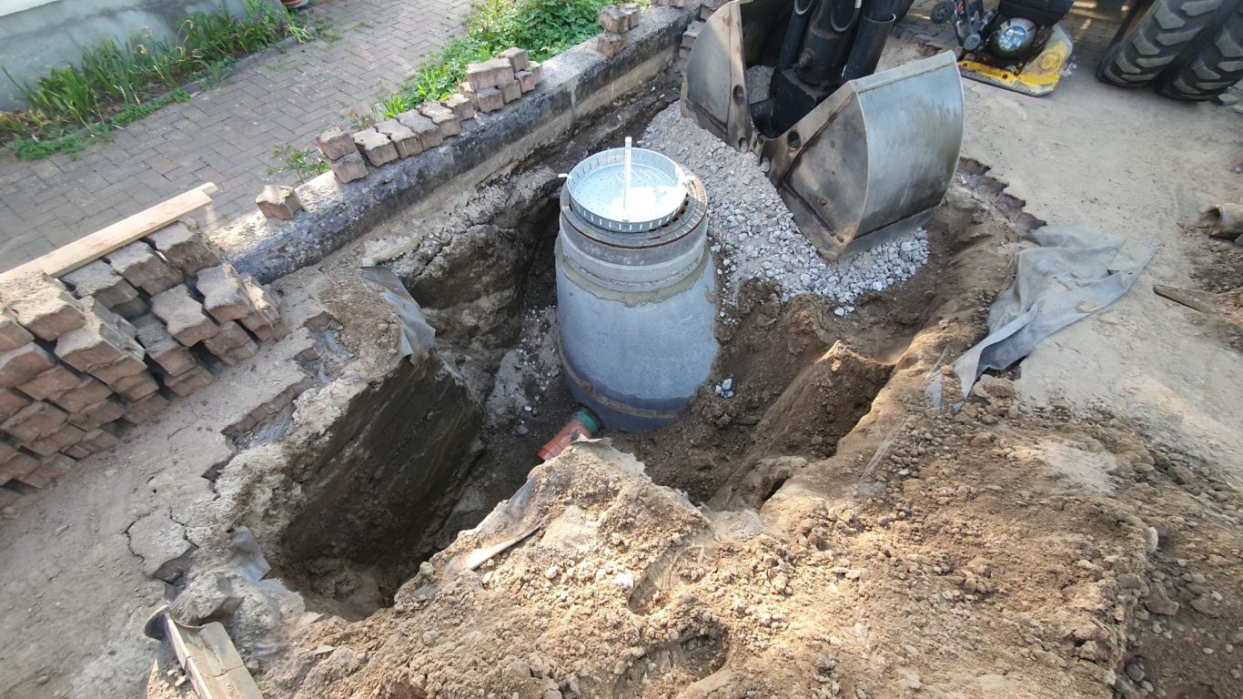 Ratzeburg, Übergabeschacht Regenwasser